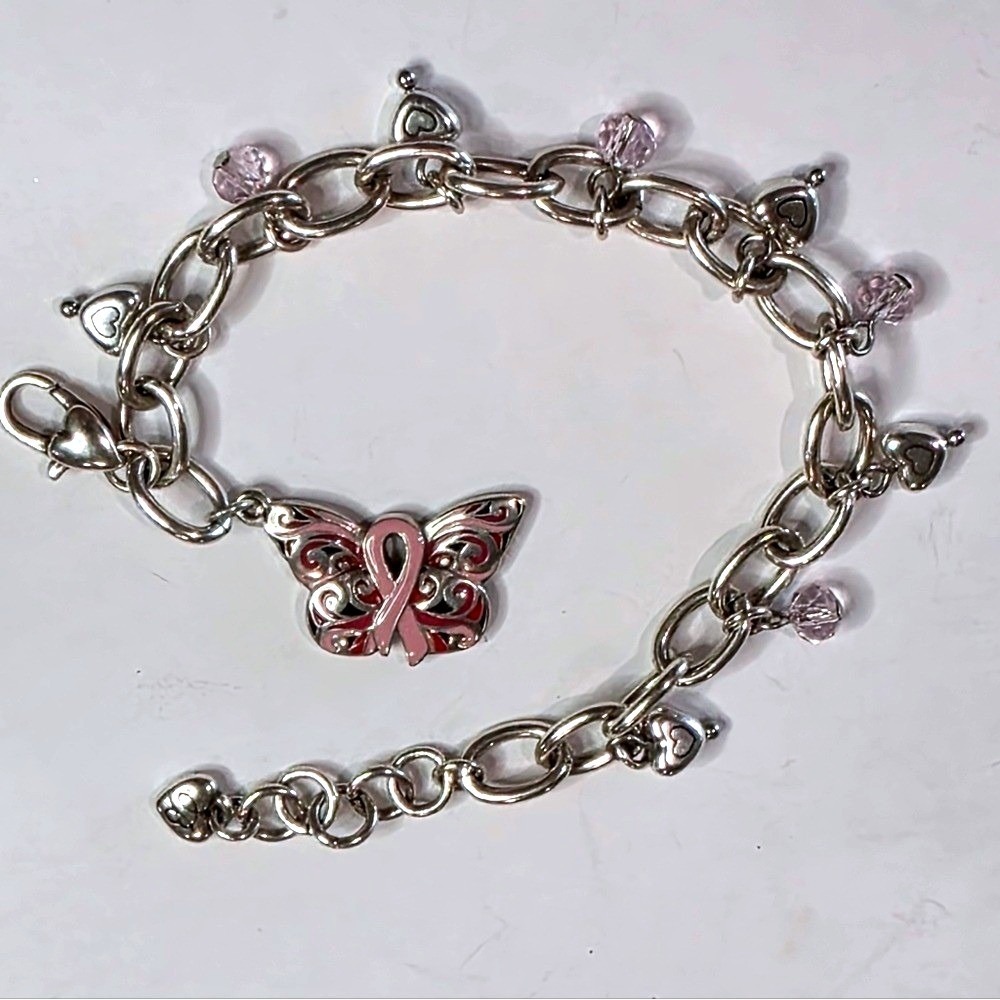 Brighton Power of Pink breast cancer awareness bracelet Butterfly